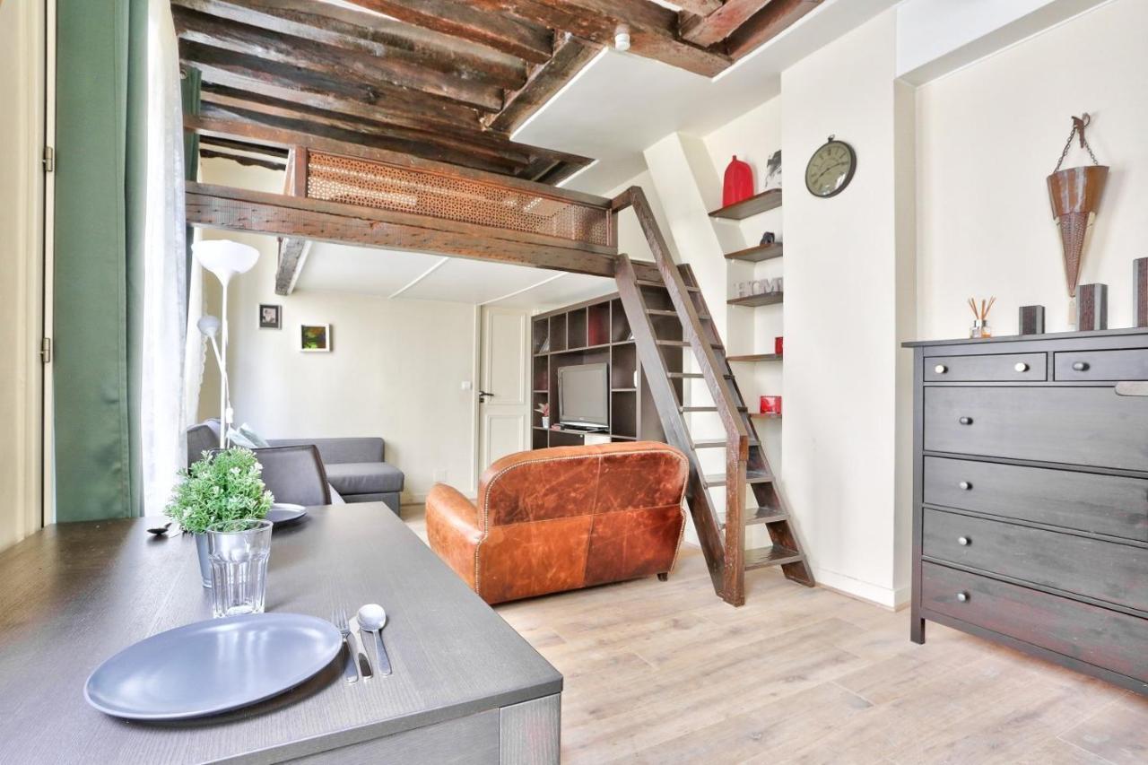 Studio Mezzanine Quartier Luxembourg Free Netflix París Exterior foto